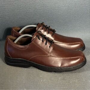 Dunham Men's Bryce Oxford‎ Brown Leather Shoes Size 10